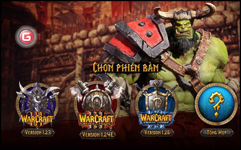 Trò chơi Warcraft với nhiều phiên bản khác nhau