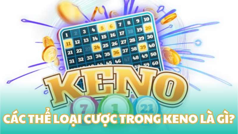 Các thể loại cược trong Keno là gì?